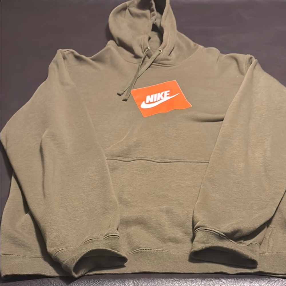 Nike Olive Green Hoodie
